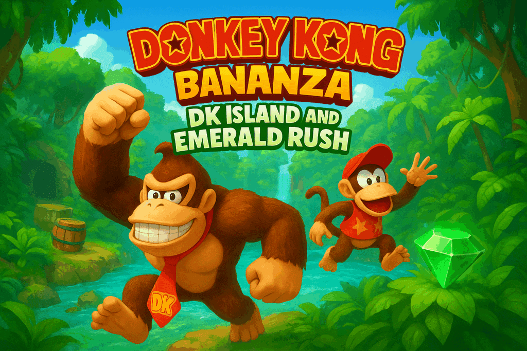 توسعة لعبة Donkey Kong Bananza DK Island وEmerald Rush متوفرة الآن بسعر 19.99 دولار
