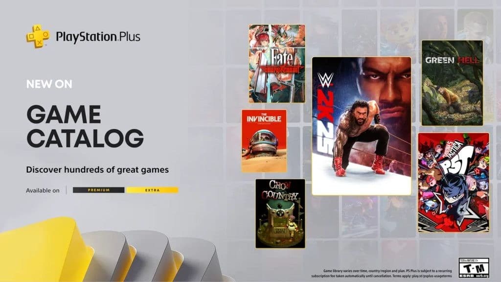 WWE 2K25 وPersona 5 Tactica والمزيد قادمون إلى PS Plus Extra/Premium في 16 سبتمبر