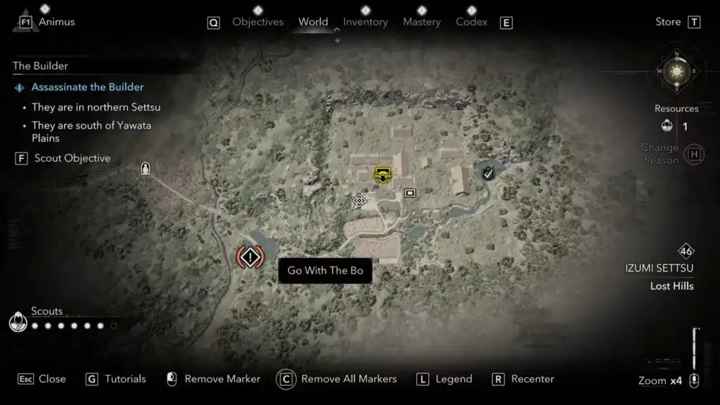 طريقة الحصول على عصا Bo Staff في لعبة Assassin's Creed Shadows