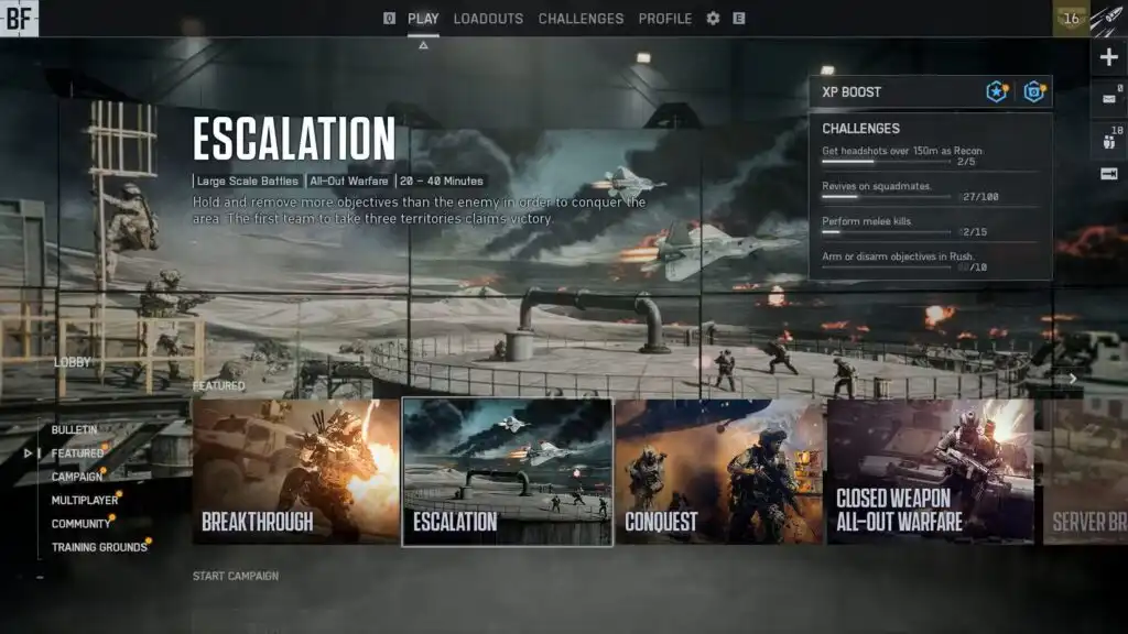 كيفية استخدام معززات الـXP في Battlefield 6