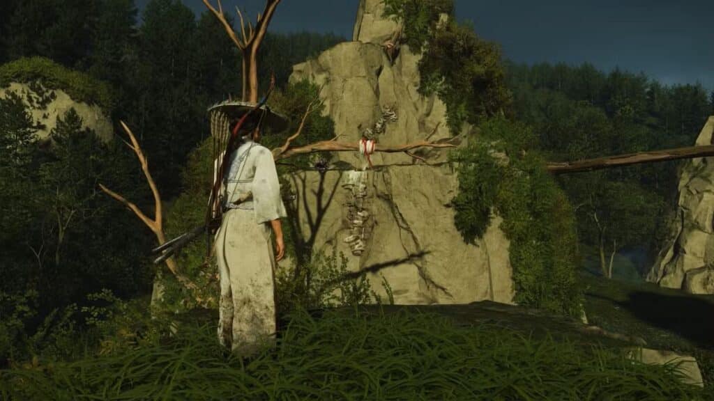كيفية الوصول إلى مخبأ Stone Spire – مذبح التأمل (Altar of Reflection) في لعبه Ghost of Yotei