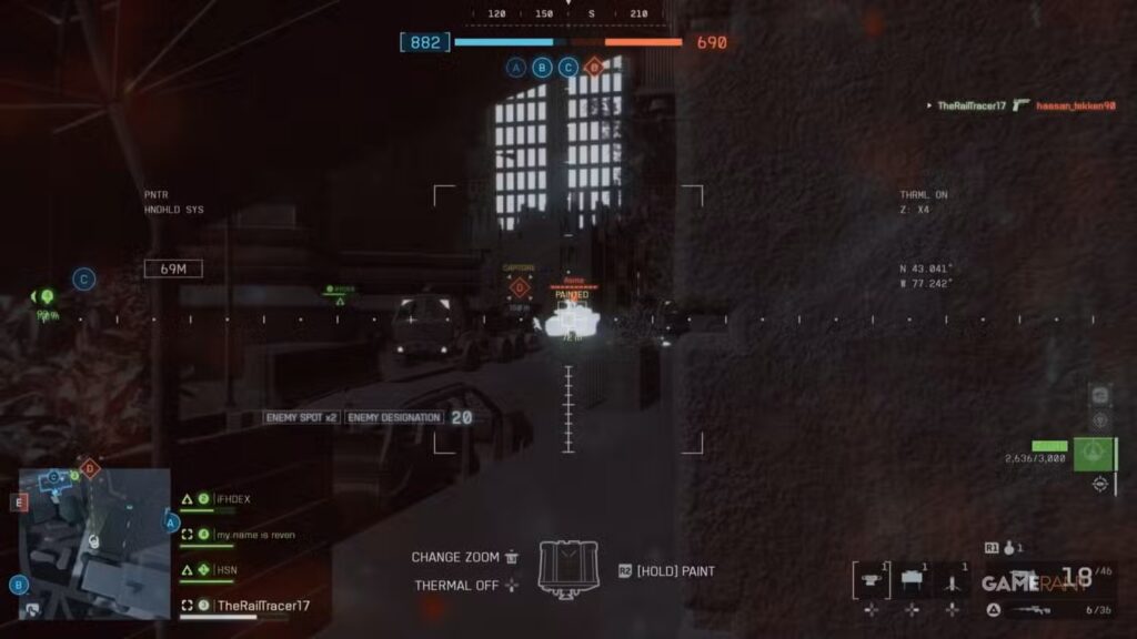 كيفية استخدام أداة Laser Designator (Tripod) في Battlefield 6