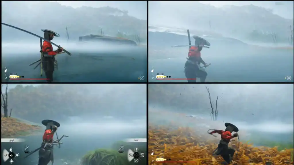 أسلوب اللعب في لعبة شبح يوتي Ghost of Yōtei