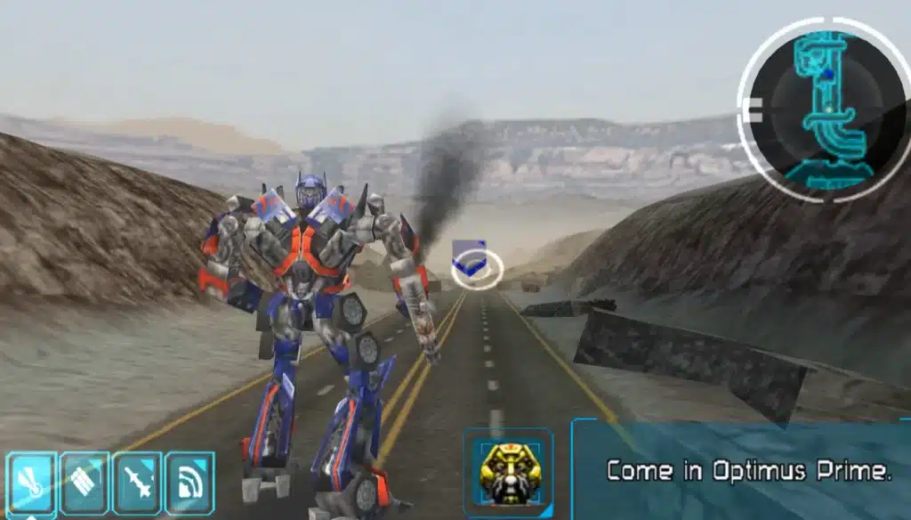 تحميل لعبة المتحولون Transformers The Game ppsspp للاندرويد والكمبيوتر
