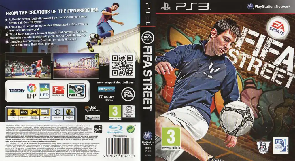 تحميل لعبة فيفا ستريت FIFA Street ps3 للكمبيوتر والاندرويد