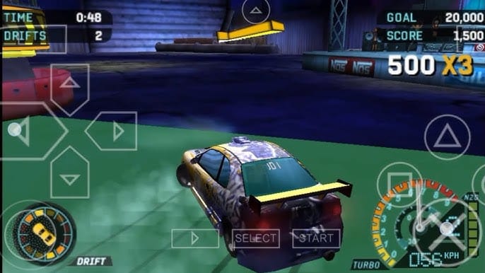 تحميل لعبة نيد فور سبيد Need for Speed Underground Rivals ppsspp للاندرويد والكمبيوتر