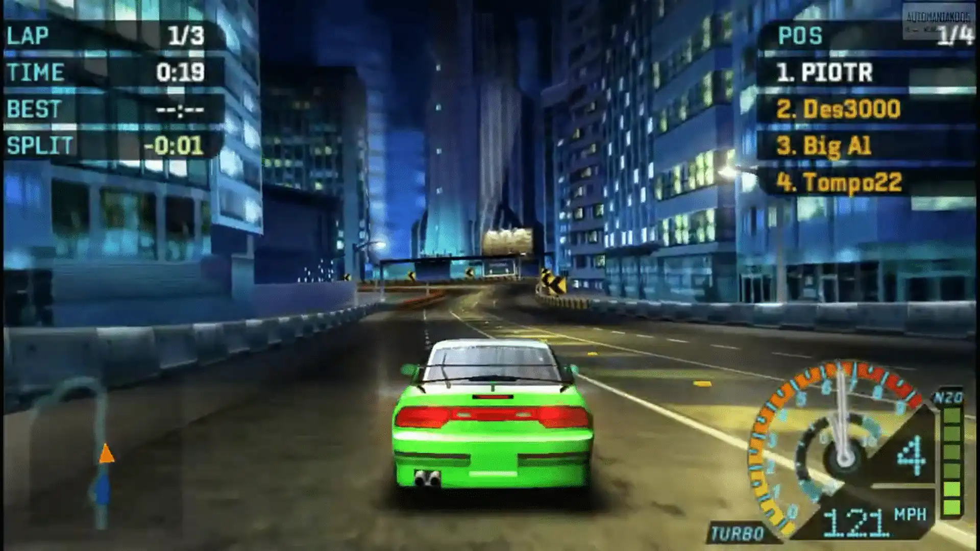 تحميل لعبة نيد فور سبيد Need for Speed Underground Rivals ppsspp للاندرويد والكمبيوتر
