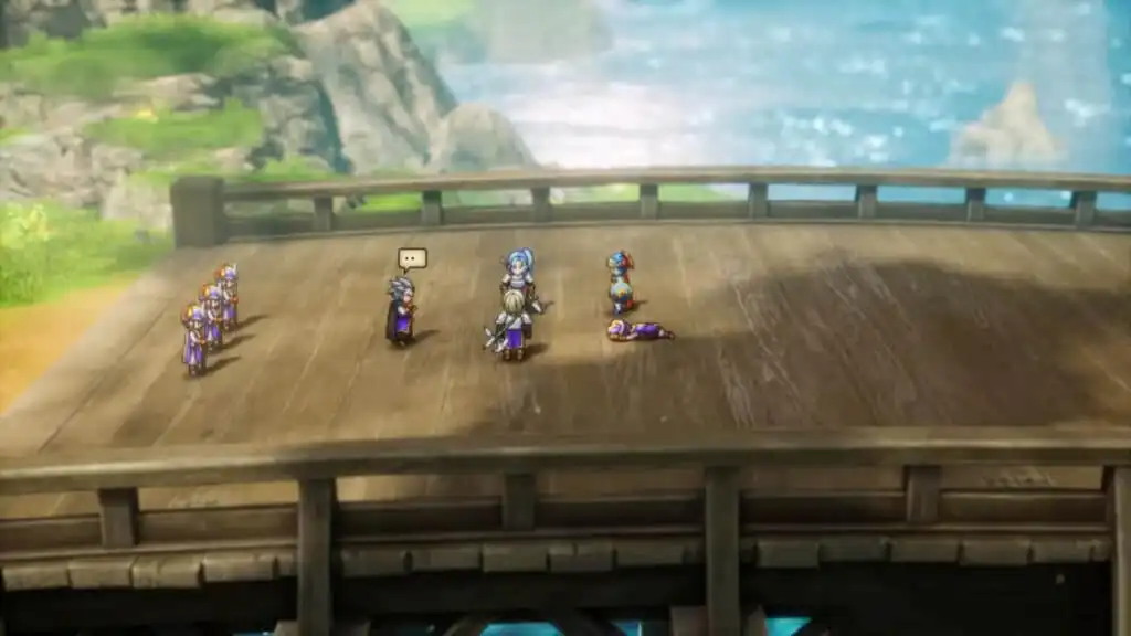 أسلوب اللعب (Gameplay) في لعبة DRAGON QUEST I & II HD-2D Remake