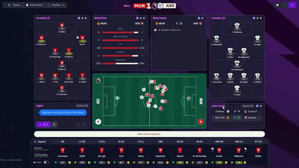 أسلوب اللعب (Gameplay) في لعبة Football Manager 2026