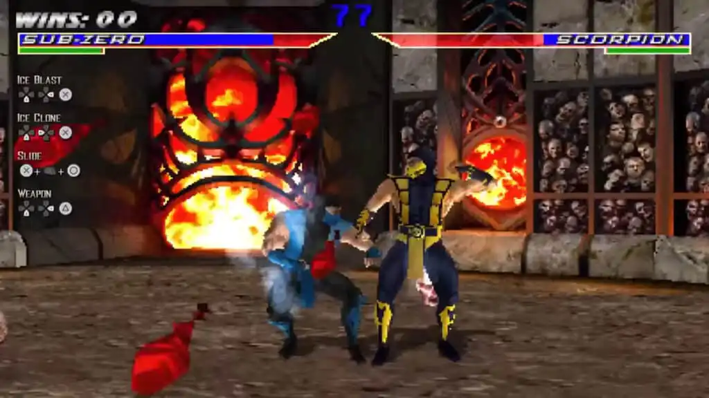 أسلوب اللعب (Gameplay) في لعبة Mortal Kombat Legacy Kollection