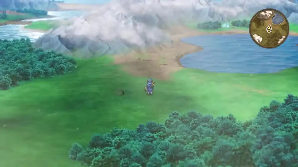 الجرافيك والرسومات في لعبة DRAGON QUEST I & II HD-2D Remake