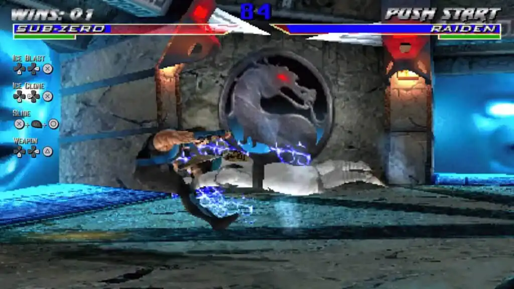 تجربة اللاعب داخل اللعبة في لعبة Mortal Kombat Legacy Kollection