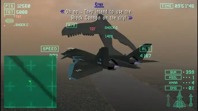 تحميل لعبة Ace Combat X Skies of Deception ppsspp للاندرويد والكمبيوتر