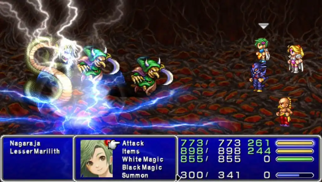 تحميل لعبة Final Fantasy IV Complete Collection ppsspp للاندرويد والكمبيوتر