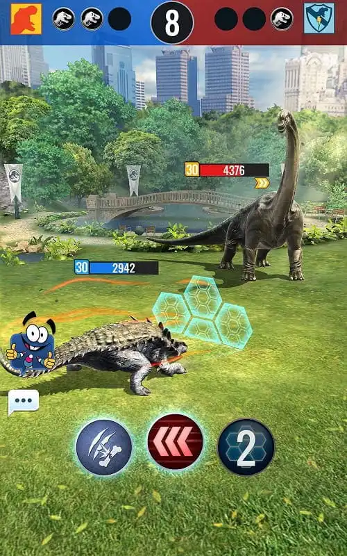 تحميل لعبة Jurassic World Alive مهكرة للاندرويد apk اصدار V3.17.39