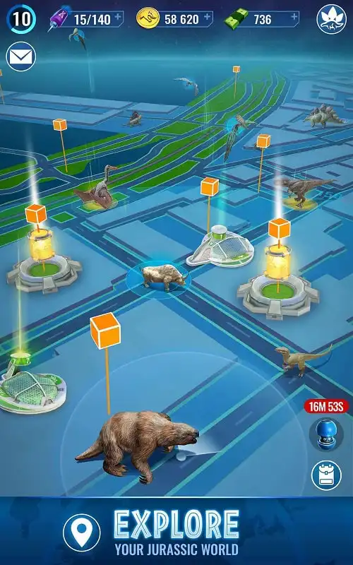 تحميل لعبة Jurassic World Alive مهكرة للاندرويد apk اصدار V3.17.39
