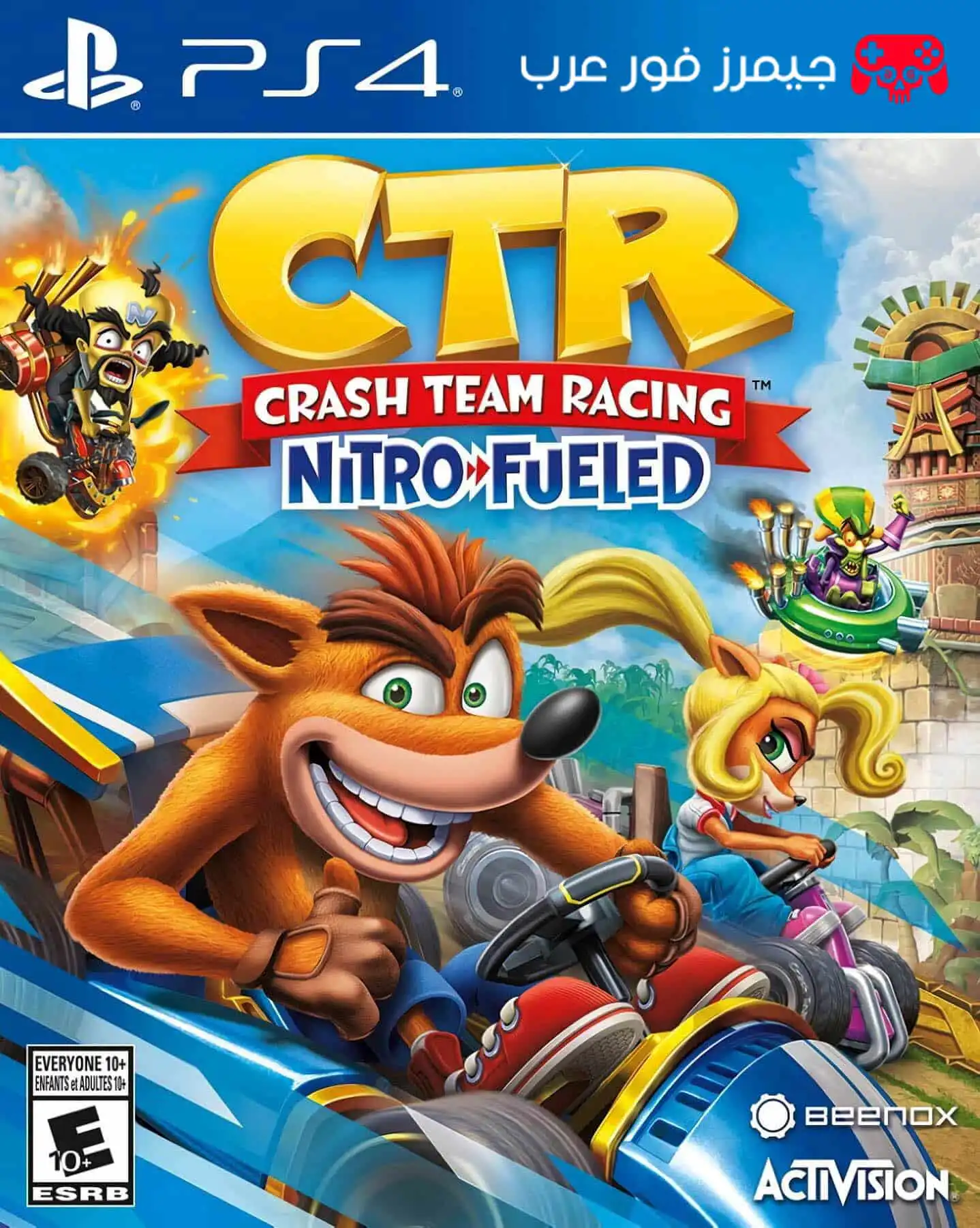 تحميل لعبة كراش Crash Team Racing Nitro Fueled ps4