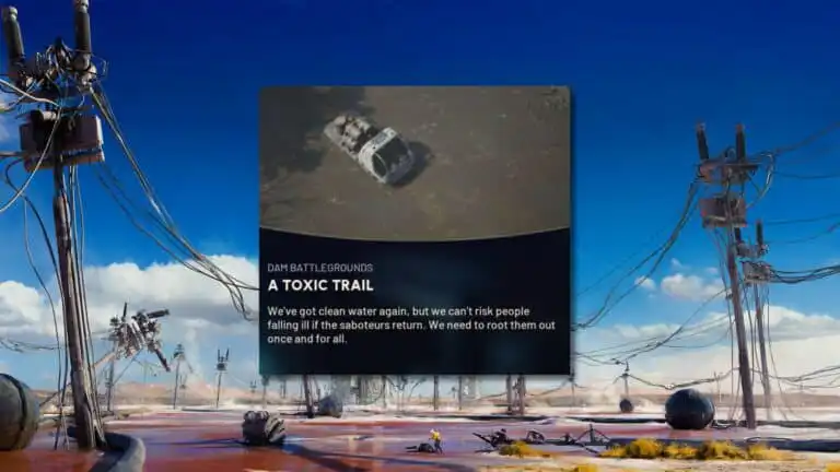 مهمة A Toxic Trail (مكان العثور على أثر مصدر البرميل) في لعبة ARC Raiders