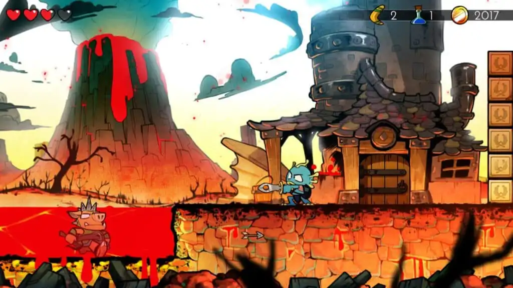 تحميل لعبة Wonder Boy The Dragons Trap للكمبيوتر بحجم صغير