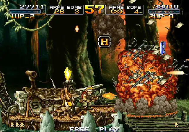 تحميل لعبة حرب الخليج Metal Slug Anthology ps2 للاندرويد والكمبيوتر