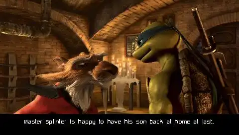 تحميل لعبة سلاحف النينجا Teenage Mutant Ninja Turtles ppsspp للاندرويد والكمبيوتر