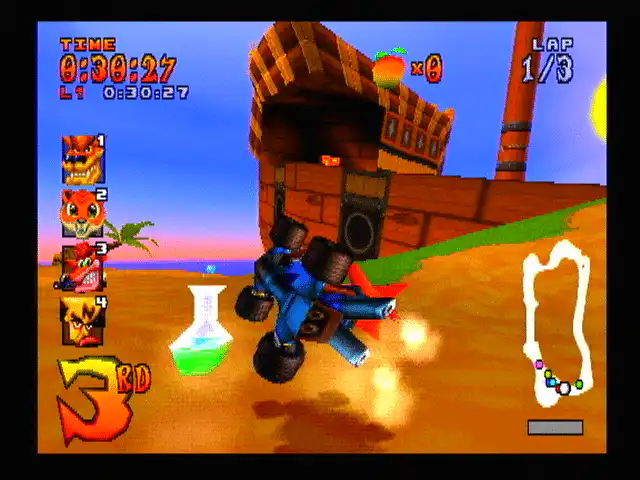 تحميل لعبة كراش القديمة 2004 Crash Team Racing للكمبيوتر الأصلية