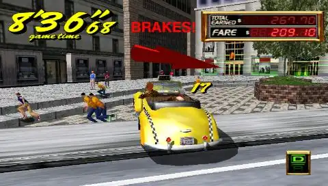 تحميل لعبة كريزي تاكسي Crazy Taxi Fare Wars PPSSPP للاندرويد والكمبيوتر