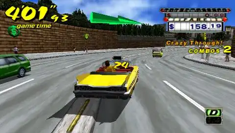 تحميل لعبة كريزي تاكسي Crazy Taxi Fare Wars PPSSPP للاندرويد والكمبيوتر