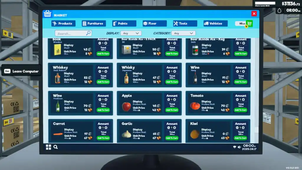 تحميل لعبة محاكي السوبر ماركت Supermarket Simulator للكمبيوتر برابط واحد مباشر