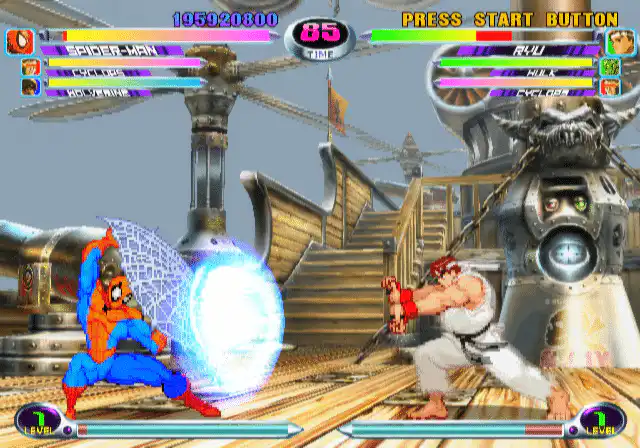 تحميل لعبة Marvel vs. Capcom 2 New Age of Heroes ps2 للكمبيوتر والاندرويد