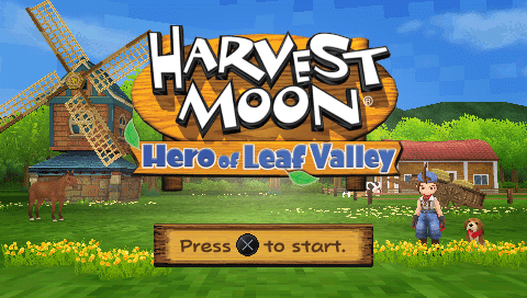 تحميل لعبة Harvest Moon Hero of Leaf Valley ppsspp للاندرويد والكمبيوتر