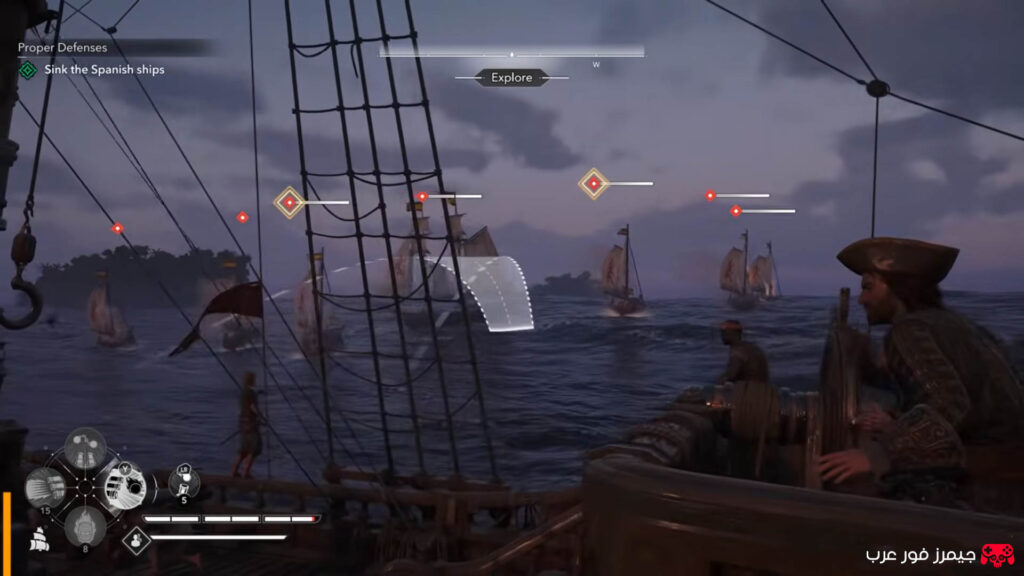 أسلوب اللعب Gameplay في لعبة Assassin's Creed Black Flag Resynced