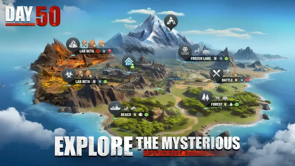 تحميل لعبة LOST in Blue 2 Fate's Island apk للاندرويد مجانا