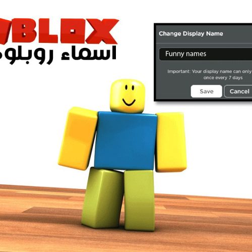 أفضل أفضل اسماء لعبة روبلوكس roblox مزخرفة بالانجليزي والعربي