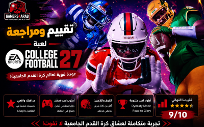 تقييم ومراجعة لعبة EA Sports College Football
