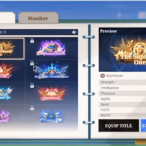 جميع الألقاب وكيفية الحصول عليها في Crystal Of Atlan