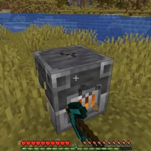 كيفية صنع الفرن العالي (Blast Furnace) في ماينكرافت